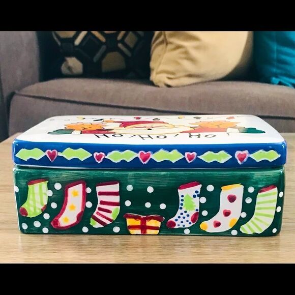 PALM TREE CO LTD “Ho! Ho! Ho!” Ceramic Holiday Decor - Picture 5 of 6